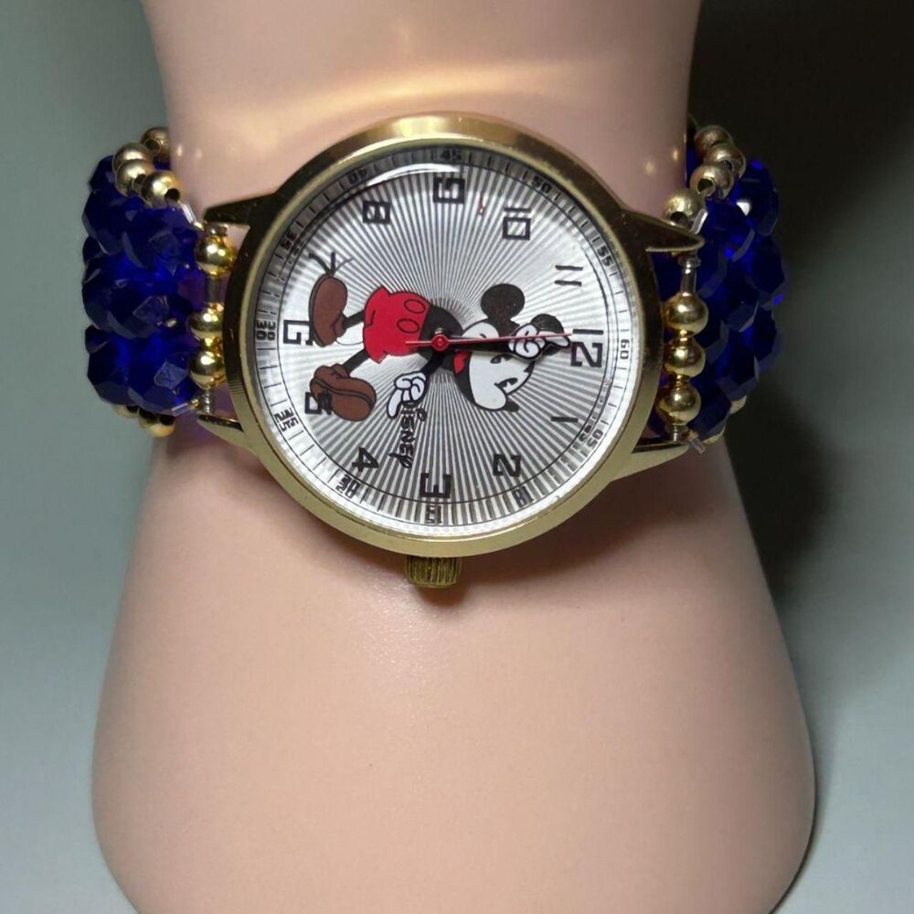 Crystal Beaded Mickey Mouse Watch